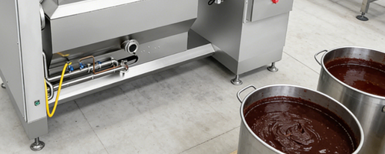 img of Bean Paste Production Line with Horizontal Mixers
