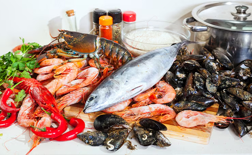 far infrared radiation cooking for seafood